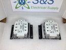 Lot of 2 Crouzet GN3 50DLR Din Rail Mount Solid State Relay 50 Amp 600 VAC Max 10 HP @ 600 VAC GN350DLR