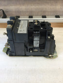 Allen-Bradley 500-D0D930 3-5 Pole 90A Max 600VAC Cont. Max 25HP @ 200V 30HP @ 230V 50HP @ 460-575V Size 3 Contactor Starter