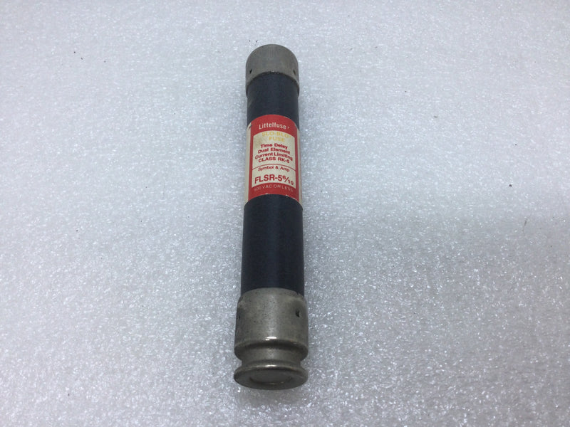 Littelfuse FLSR-5-6/10 5.6 Amp 600V Time Delay Dual Element Class RK5 Fuse