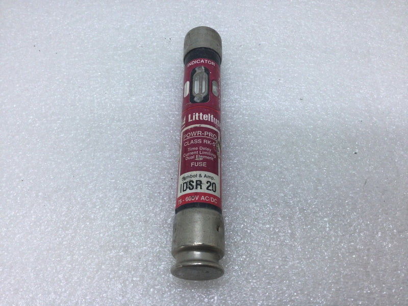 Littelfuse Powr-Pro IDSR-20 20 Amp 600V Dual Element Class RK5 Fuse