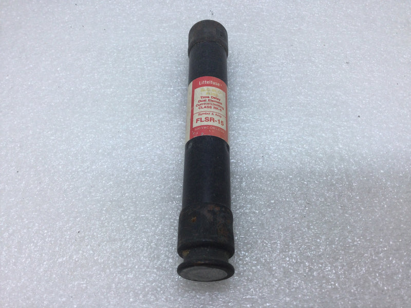 Littelfuse FLSR-15 15 Amp 600V Time Delay Dual Element Class RK5 Fuse