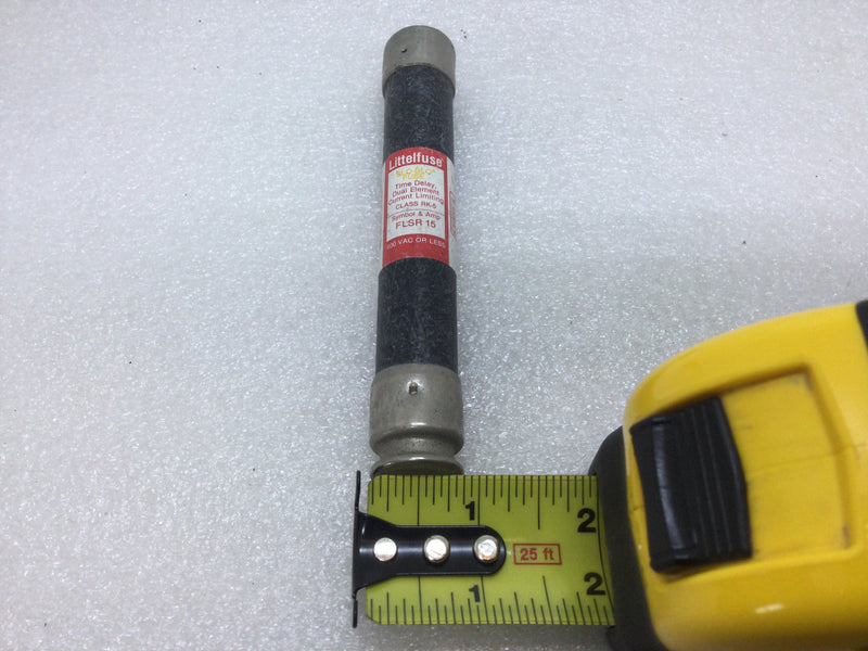 Littelfuse FLSR-15 15 Amp 600V Time Delay Dual Element Class RK5 Fuse