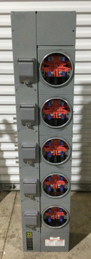 Square D EZM315-125 EZ Meter-Pak 5 Position 208Y/120VAC 800A Max Ring Type