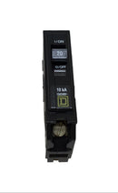 Square D QOB120 20 Amp 1 Pole 120/240V Breaker - Yellow Face