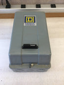 Square D 8536SBG-2 AC Magnetic Starter Nema 1 Enclosure 3 Phase 3 Pole 3Hp @ 200-230V 5Hp @ 380-575V Max