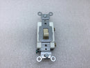 Levitron Cat. No. CS120-21 120-277V 20 Amp Single Pole Toggle Switch