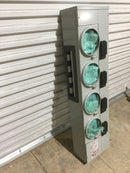 General Electric TMPR8412R 800A Max Nema3R 120/240VAC 4 Position Ringless Meter Bank