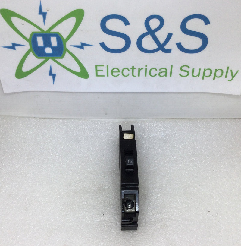GTE Sylvania/Zinsco/Challenger/T&B Q115 15 Amp 1 Pole 120/240V Circuit Breaker