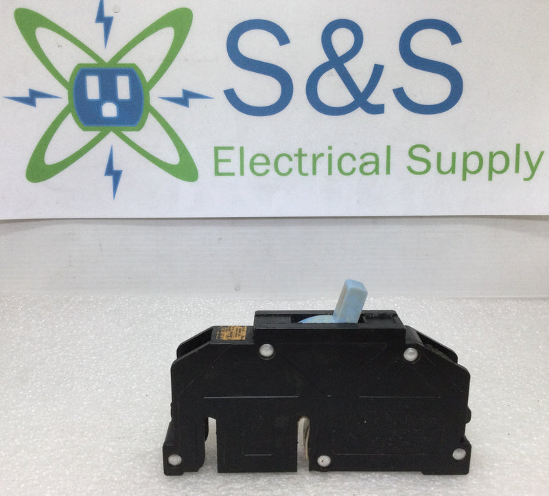 GTE Sylvania/Zinsco/T&B Q115 15 Amp 1 Pole 120/240V Breaker - Cosmetic Flaw