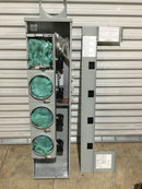 General Electric TMPR8412R 800A Max Nema3R 120/240VAC 4 Position Ringless Meter Bank