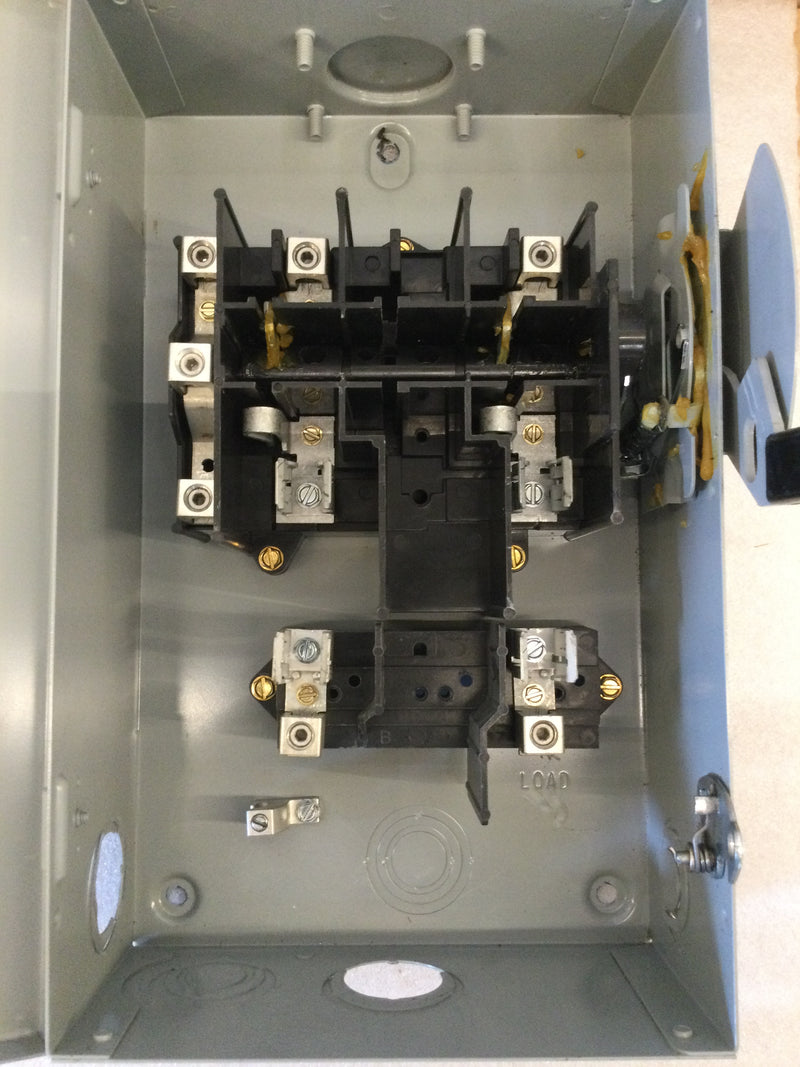 Eaton DG222NRB Single Phase 60A 240VAC Nema3R Fusible Safety Switch