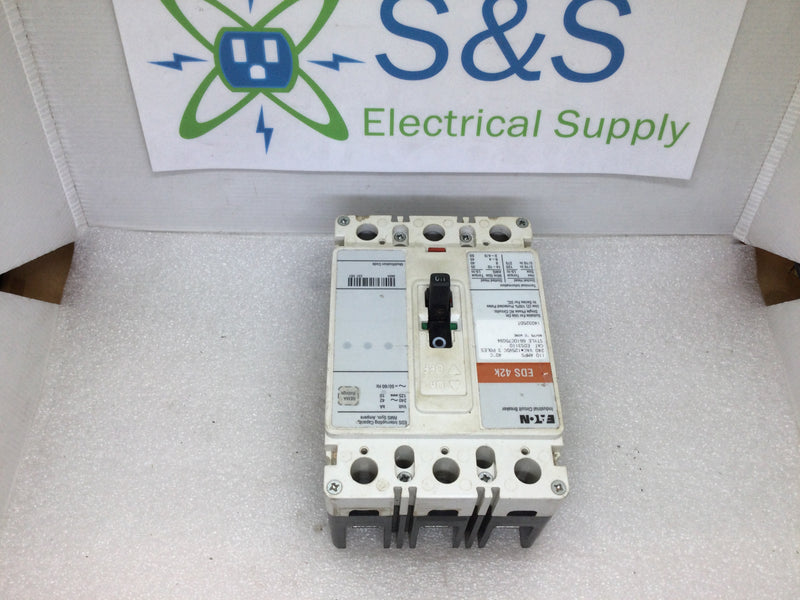 Eaton/Cutler-Hammer EDS3110 3 Pole 110A 240VAC Type EDS Circuit Breaker