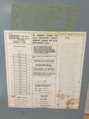 GTE/Sylvania ALB20(30-40)F/S 200 Amp 120/240v 1 Phase 3 Wire 40 Space Panelboard 36" x 14.5"
