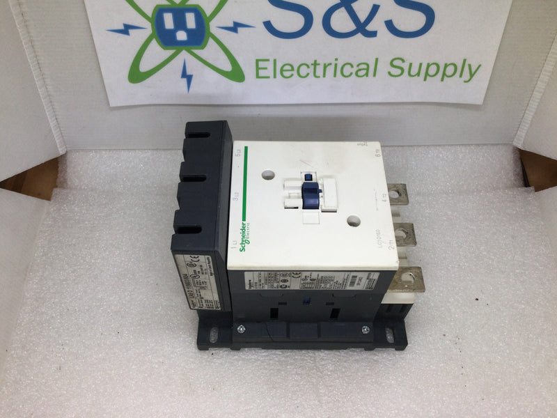 Schneider Electric LC1D150 3 Pole 600VAC Max 250A Max IEC Non-Reversing Magnetic Contactor