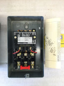 Square D 8536SBG-2 AC Magnetic Starter Nema 1 Enclosure 3 Phase 3 Pole 3Hp @ 200-230V 5Hp @ 380-575V Max