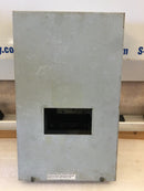 Crouse-Hinds E26095 120/240VAC 100A MAX Main or Branch Breakers @ 70A Single Phase Nema1 Breaker Enclosure