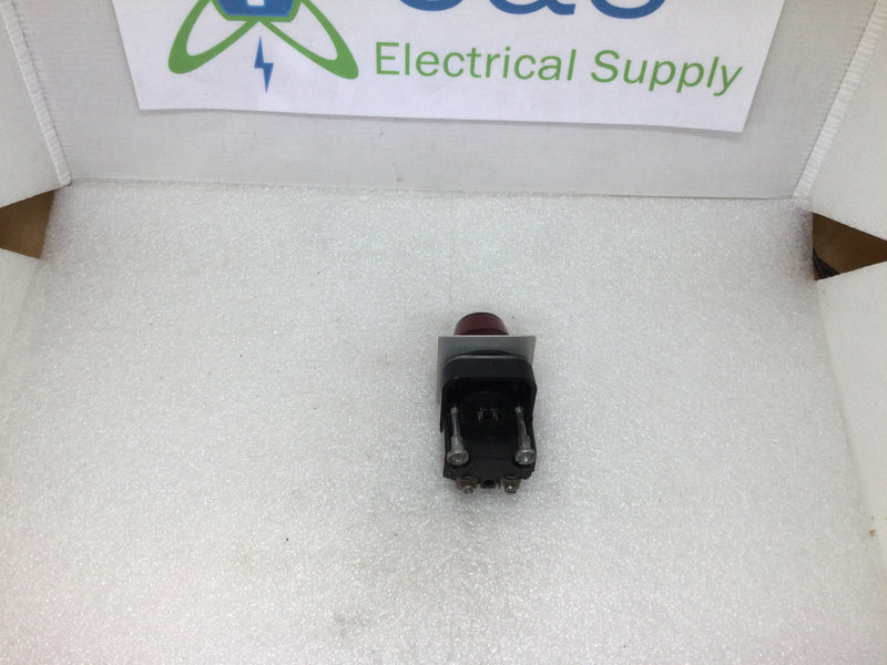 Allen-Bradley 800T-P16 Red Pilot-Light Series N 120V 50/60Hz