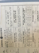 GE General Electric TL2020C Mod 1, Type 1 200 Amp 120/240v 3 Wire 1 Phase Load Center Enclosure 26" x 15.5"