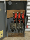 Cutler Hammer DH364NGK 200 Amp 277/480V 4 Wire Nema1 Fusible Indoor Safety Switch 31" x 16"