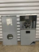 GE General Electric TSM415CSCU 150 Amp 120/240V Combination Main Breaker 1 Phase 3 Wire Nema3R Enclosed Panelboard 29" x 14.5"