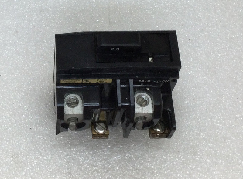 ITE/Pushmatic P4220 20 Amp 2 Pole 120/240V Circuit Breaker