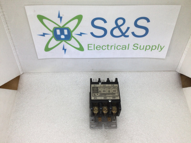 GE General Electric CR353AC3AK4AED Contactor 30 Amp 600v 3 Ph 110-120v Coil