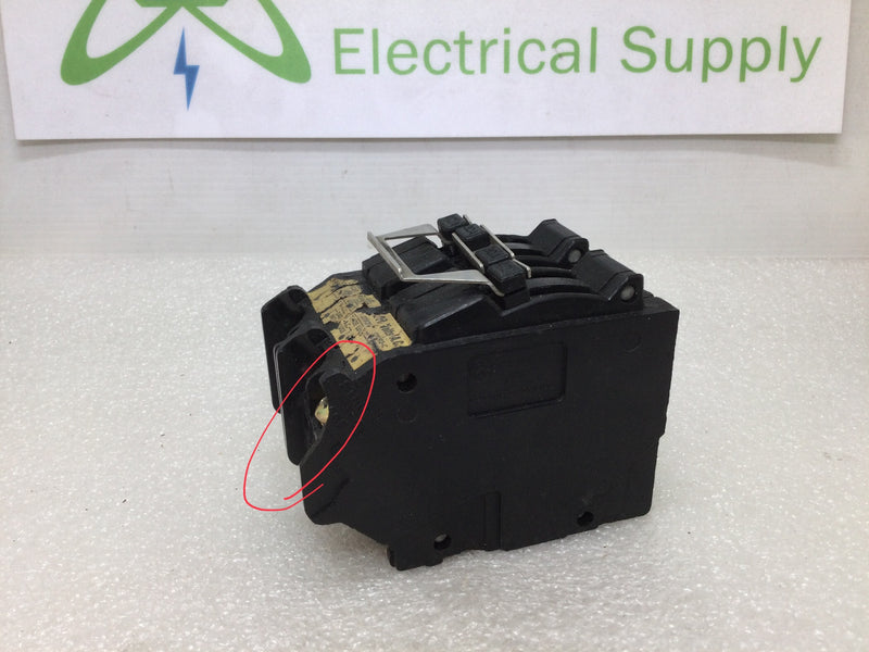GE/General Electric: TR24030, 2 Pole, 40A Outside, 30A Inside, 120/240VAC, Type TRP Quad Circuit Breaker
