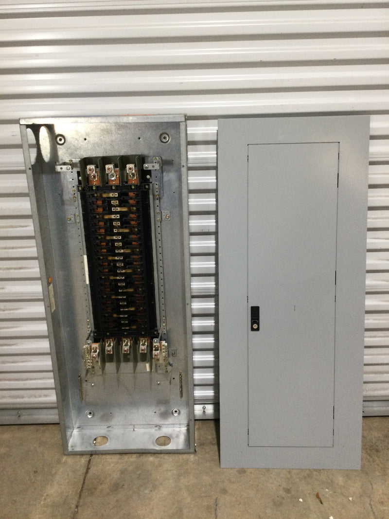 GE General Electric AQF3482MB AF49S 225 Amp 208/120v 3 Phase 4 Wire A-Series II Panelboard 43" x 20"
