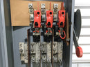 Cutler Hammer DH364NGK 200 Amp 277/480V 4 Wire Nema1 Fusible Indoor Safety Switch 31" x 16"