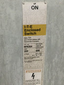 Siemens Non-Fusible Safety Switch NFR354 200 Amp 600v 3 Phase Disconnect
