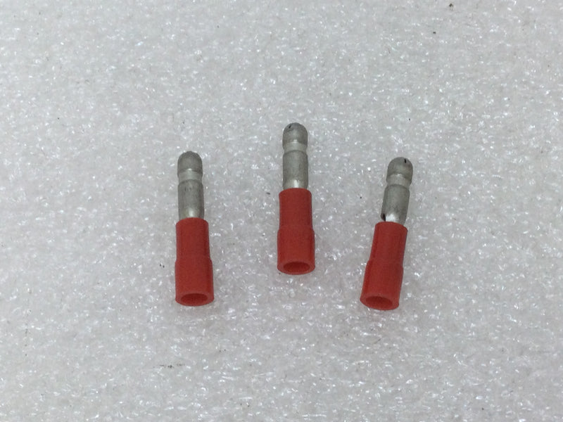 Red Insulated Snap Plug Bullet Terminal Connector