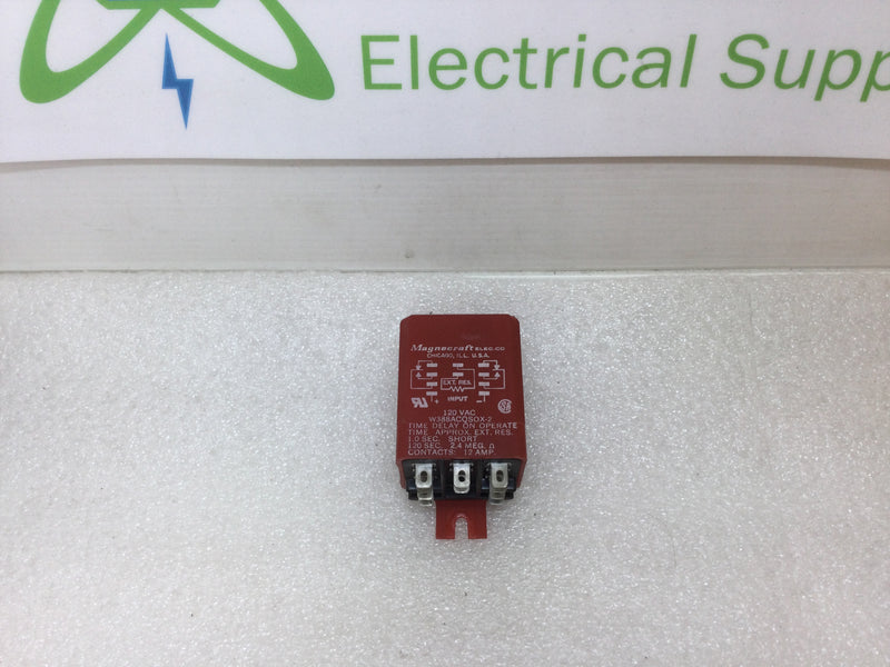 Magnecraft W388ACQSOX-2 Relay DPDP 120VAC Time Delay