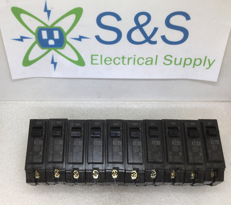 GE/General Electric TQB/THQB1115 15 Amp 1 Pole 120/240V Circuit Breaker