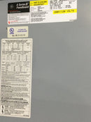 GE General Electric AQF3124CBX 400 Amp Main Breaker Panelboard 208y/120V 3 Phase 42 Circuit 76" x 20"