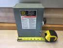 Square D D221N 30 Amp 2 Pole 120/240V Fused General Duty Safety Switch
