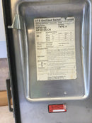 ITE NF351SS/CH 3 Phase 30A 600VAC Stainless Steel Non Fused Heavy Duty Enclosed Safety Switch Type 4 Enclosure