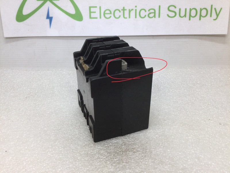 GE General Electric TQL32040 3 Pole 40 Amp 240v Type TQL Circuit Breaker