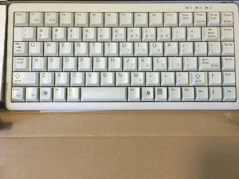 Cherry G84-4100 Compact Keyboard Model G84-4100 LCMUS-0 USB-PS2 Gray