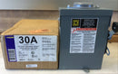 Square D D221NRB 30 Amp 2 Pole 120/240V Fused General Duty Safety Switch