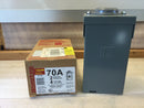 Square D HomeLine HOM2-4L70RBCP 70 Amp 2-Spaces 4-Circuits 120/240V Load Center