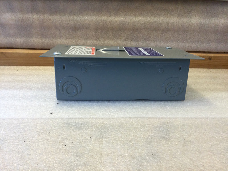 Square D HomeLine HOM2-4L70F 70 Amp 120/240V Indoor Load Center 2-Spaces 4-Circuits Series 002