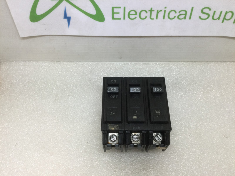 GE General Electric THQAL/THQL32100 3 Pole 100 Amp 240 Volt Plug In Circuit Breaker