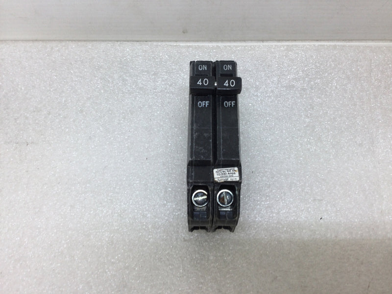 GE General Electric THQP4040, THQP240 40 Amp 2 Pole Tandem Circuit Breaker