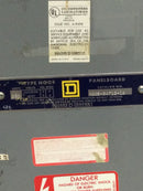 Square D NQOB-64712-1a 250 Amp 120/240V 3 Phase 4 Wire 21/42 Space NQOB Cover and Dead front