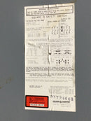 Square D 600 Amp 600V 3Ø Nema1 Disconnect Hu-366, 3 pole