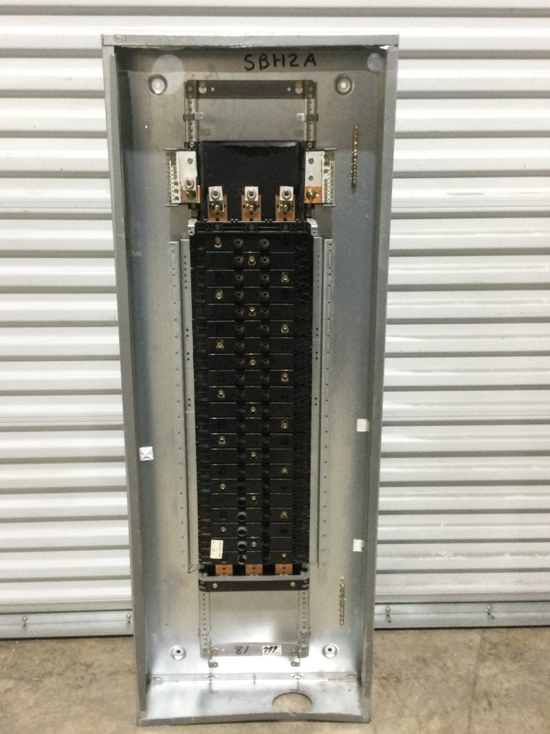 GE 225 Amp Main Lug Panelboard 42 Circuit 480Y/277 Vac 3Ø 4-Wire ADF3422MTX, AXS5B7