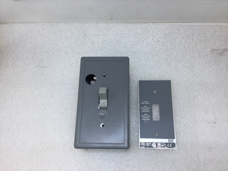 Square D 2510FG1 FHP Manual Motor Starter Switch Nema1 Enclosure