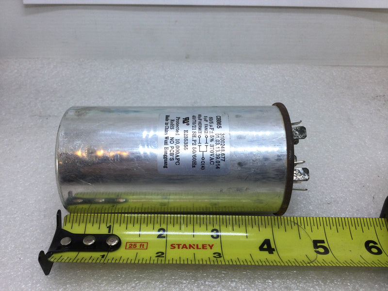 CBB65 60/5 uF+/-5% 370V Capacitor