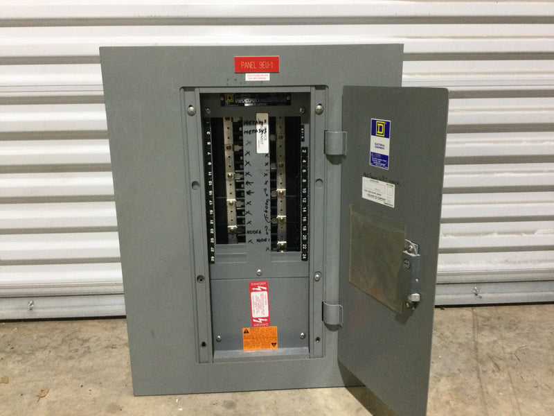 Square D NQOD430L100CU 100A 3 Phase 120/208V 30 Circuit Nema1 Panel Bo