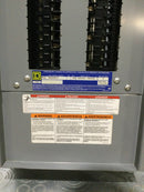 Square D NQ442L2 42 Space 3Ph MLO 225A 240VAC-48VDC Type NQ Panelboard Interior and MH38 Can Needs Cover